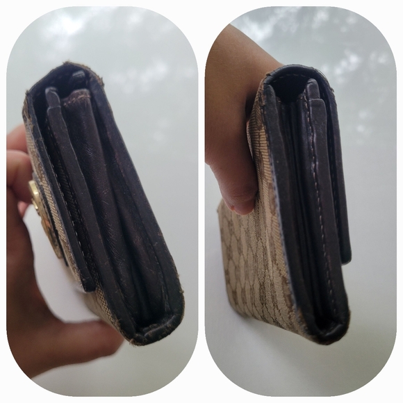 GUCCI Lovely Heart GG Logo Long Bifold Wallet Wallet - Picture 4 of 16